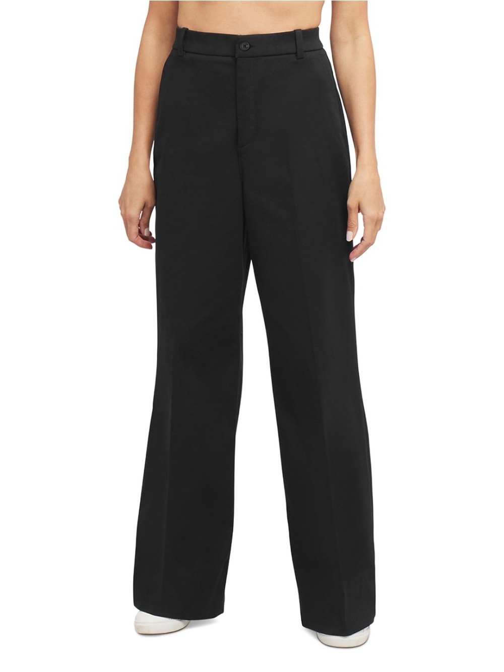 SPANX stretch twill wide leg Black Size XL